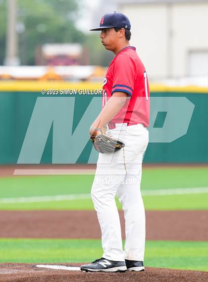Thumbnail 3 in Atascocita vs. Pearland (UIL Baseball 6A Region 3 Area) photogallery.
