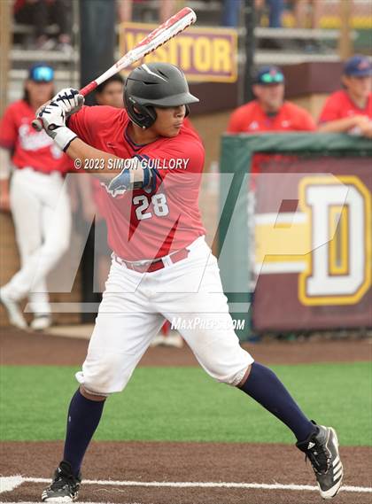 Thumbnail 3 in Atascocita vs. Pearland (UIL Baseball 6A Region 3 Area) photogallery.