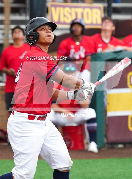 Thumbnail 2 in Atascocita vs. Pearland (UIL Baseball 6A Region 3 Area) photogallery.