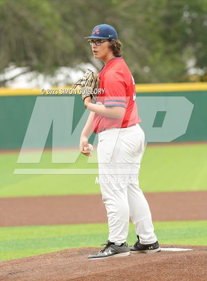 Thumbnail 3 in Atascocita vs. Pearland (UIL Baseball 6A Region 3 Area) photogallery.
