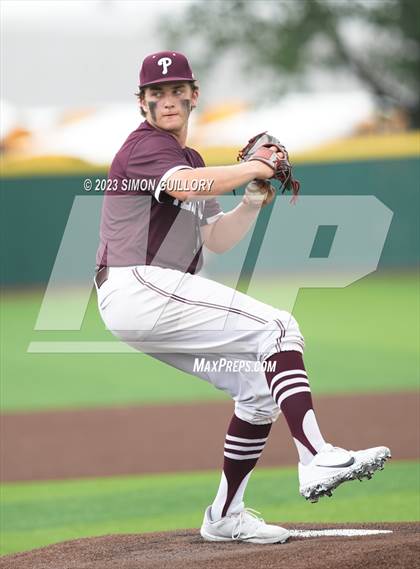 Thumbnail 3 in Atascocita vs. Pearland (UIL Baseball 6A Region 3 Area) photogallery.