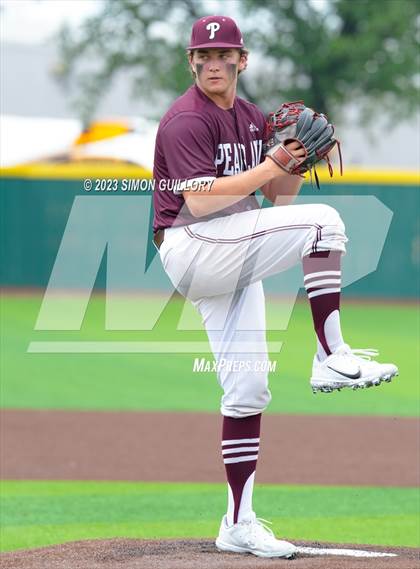 Thumbnail 3 in Atascocita vs. Pearland (UIL Baseball 6A Region 3 Area) photogallery.