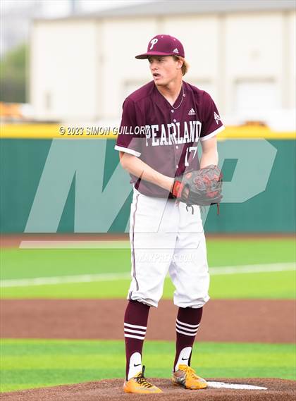 Thumbnail 3 in Atascocita vs. Pearland (UIL Baseball 6A Region 3 Area) photogallery.