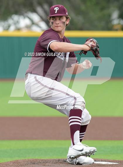 Thumbnail 2 in Atascocita vs. Pearland (UIL Baseball 6A Region 3 Area) photogallery.