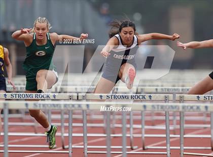 Thumbnail 3 in GIAA State 100M Hurdles Prelim photogallery.