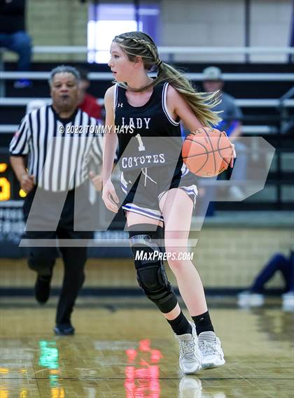 Thumbnail 2 in Richland Springs vs. Huckabay (UIL Basketball 1A Region 3 Final) photogallery.