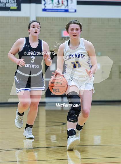 Thumbnail 1 in Richland Springs vs. Huckabay (UIL Basketball 1A Region 3 Final) photogallery.
