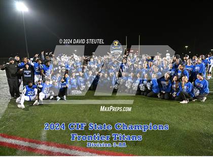 Thumbnail 3 in Frontier (CIF State Div. 3-AA Awards) photogallery.