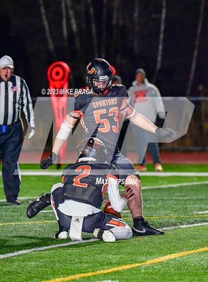 Thumbnail 1 in Tyngsborough vs Uxbridge (MIAA D7 Quarterfinal) photogallery.
