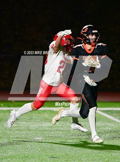Thumbnail 3 in Tyngsborough vs Uxbridge (MIAA D7 Quarterfinal) photogallery.