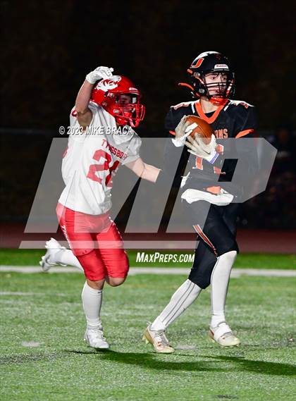 Thumbnail 2 in Tyngsborough vs Uxbridge (MIAA D7 Quarterfinal) photogallery.