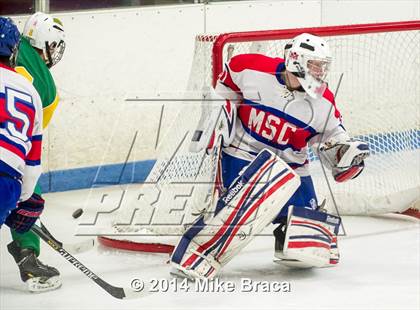 Thumbnail 2 in Mount St. Charles Academy vs Bishop Guertin (Mount St. Charles Holiday Face-Off) photogallery.