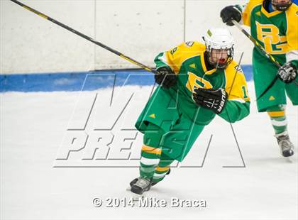 Thumbnail 3 in Mount St. Charles Academy vs Bishop Guertin (Mount St. Charles Holiday Face-Off) photogallery.