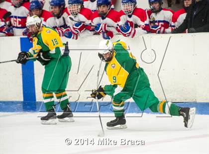 Thumbnail 3 in Mount St. Charles Academy vs Bishop Guertin (Mount St. Charles Holiday Face-Off) photogallery.