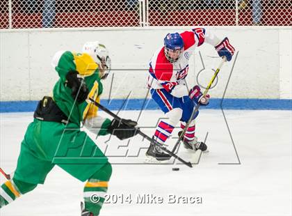 Thumbnail 1 in Mount St. Charles Academy vs Bishop Guertin (Mount St. Charles Holiday Face-Off) photogallery.