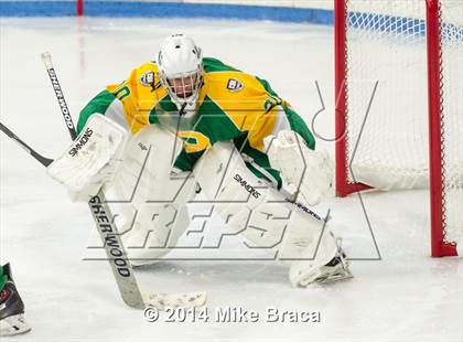 Thumbnail 3 in Mount St. Charles Academy vs Bishop Guertin (Mount St. Charles Holiday Face-Off) photogallery.