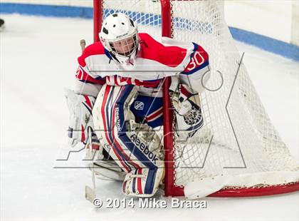 Thumbnail 1 in Mount St. Charles Academy vs Bishop Guertin (Mount St. Charles Holiday Face-Off) photogallery.