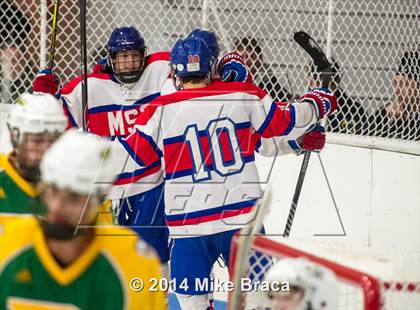 Thumbnail 3 in Mount St. Charles Academy vs Bishop Guertin (Mount St. Charles Holiday Face-Off) photogallery.