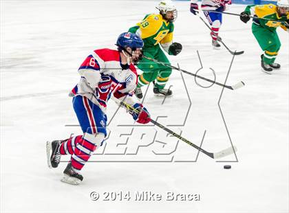 Thumbnail 3 in Mount St. Charles Academy vs Bishop Guertin (Mount St. Charles Holiday Face-Off) photogallery.