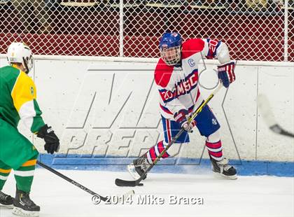 Thumbnail 2 in Mount St. Charles Academy vs Bishop Guertin (Mount St. Charles Holiday Face-Off) photogallery.