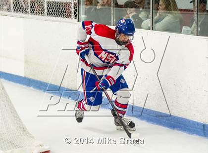 Thumbnail 1 in Mount St. Charles Academy vs Bishop Guertin (Mount St. Charles Holiday Face-Off) photogallery.