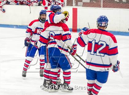 Thumbnail 3 in Mount St. Charles Academy vs Bishop Guertin (Mount St. Charles Holiday Face-Off) photogallery.