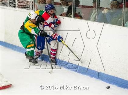 Thumbnail 3 in Mount St. Charles Academy vs Bishop Guertin (Mount St. Charles Holiday Face-Off) photogallery.