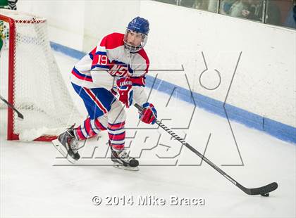 Thumbnail 1 in Mount St. Charles Academy vs Bishop Guertin (Mount St. Charles Holiday Face-Off) photogallery.