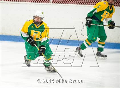 Thumbnail 2 in Mount St. Charles Academy vs Bishop Guertin (Mount St. Charles Holiday Face-Off) photogallery.