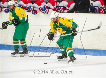 Thumbnail 2 in Mount St. Charles Academy vs Bishop Guertin (Mount St. Charles Holiday Face-Off) photogallery.