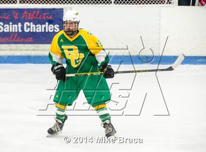 Thumbnail 2 in Mount St. Charles Academy vs Bishop Guertin (Mount St. Charles Holiday Face-Off) photogallery.