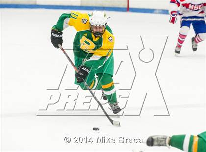 Thumbnail 3 in Mount St. Charles Academy vs Bishop Guertin (Mount St. Charles Holiday Face-Off) photogallery.