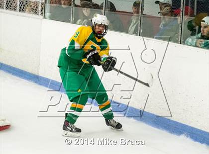 Thumbnail 1 in Mount St. Charles Academy vs Bishop Guertin (Mount St. Charles Holiday Face-Off) photogallery.