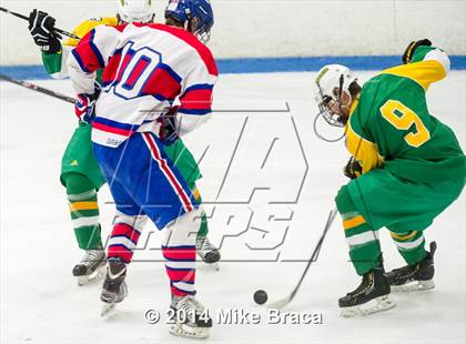 Thumbnail 2 in Mount St. Charles Academy vs Bishop Guertin (Mount St. Charles Holiday Face-Off) photogallery.