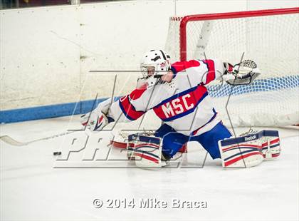 Thumbnail 3 in Mount St. Charles Academy vs Bishop Guertin (Mount St. Charles Holiday Face-Off) photogallery.