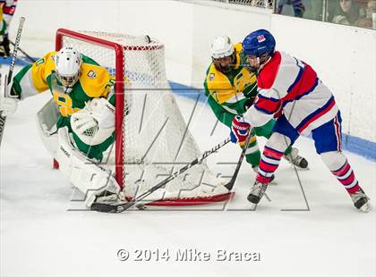 Thumbnail 1 in Mount St. Charles Academy vs Bishop Guertin (Mount St. Charles Holiday Face-Off) photogallery.