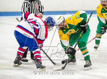 Thumbnail 1 in Mount St. Charles Academy vs Bishop Guertin (Mount St. Charles Holiday Face-Off) photogallery.