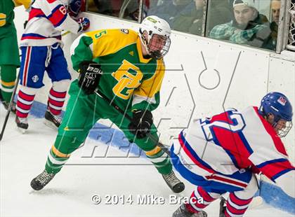 Thumbnail 3 in Mount St. Charles Academy vs Bishop Guertin (Mount St. Charles Holiday Face-Off) photogallery.