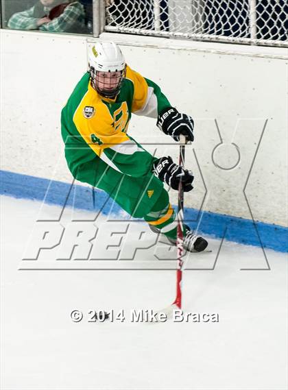 Thumbnail 2 in Mount St. Charles Academy vs Bishop Guertin (Mount St. Charles Holiday Face-Off) photogallery.