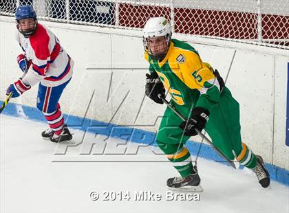 Thumbnail 2 in Mount St. Charles Academy vs Bishop Guertin (Mount St. Charles Holiday Face-Off) photogallery.