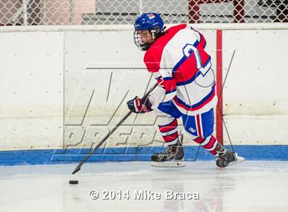 Thumbnail 1 in Mount St. Charles Academy vs Bishop Guertin (Mount St. Charles Holiday Face-Off) photogallery.