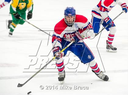 Thumbnail 2 in Mount St. Charles Academy vs Bishop Guertin (Mount St. Charles Holiday Face-Off) photogallery.