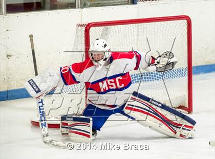 Thumbnail 2 in Mount St. Charles Academy vs Bishop Guertin (Mount St. Charles Holiday Face-Off) photogallery.