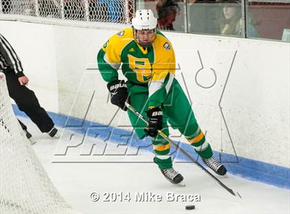 Thumbnail 1 in Mount St. Charles Academy vs Bishop Guertin (Mount St. Charles Holiday Face-Off) photogallery.