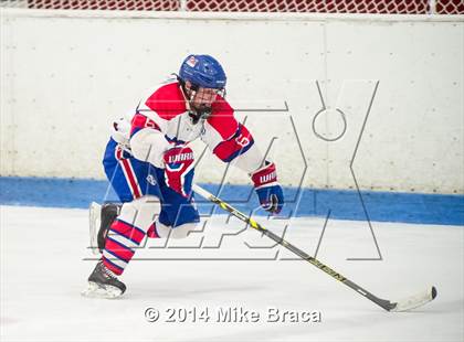 Thumbnail 2 in Mount St. Charles Academy vs Bishop Guertin (Mount St. Charles Holiday Face-Off) photogallery.