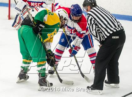 Thumbnail 3 in Mount St. Charles Academy vs Bishop Guertin (Mount St. Charles Holiday Face-Off) photogallery.