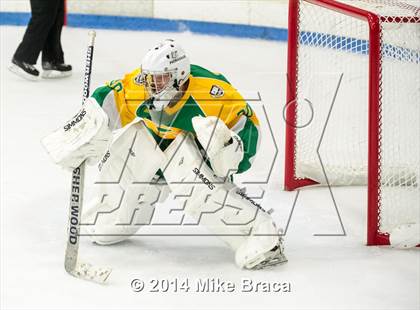 Thumbnail 1 in Mount St. Charles Academy vs Bishop Guertin (Mount St. Charles Holiday Face-Off) photogallery.