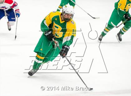 Thumbnail 3 in Mount St. Charles Academy vs Bishop Guertin (Mount St. Charles Holiday Face-Off) photogallery.