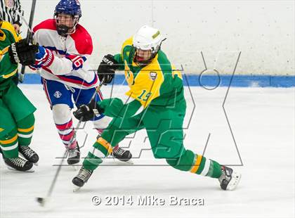 Thumbnail 2 in Mount St. Charles Academy vs Bishop Guertin (Mount St. Charles Holiday Face-Off) photogallery.