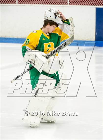 Thumbnail 1 in Mount St. Charles Academy vs Bishop Guertin (Mount St. Charles Holiday Face-Off) photogallery.